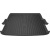 Резиновый коврик в багажник для Citroen DS7 Crossback (mkI) 2017-> (верхний уровень)(с боковыми нишами) - Frogum Dry-Zone - фото 2