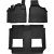 Резиновые коврики для Dodge Grand Caravan (mkV)(2 ряд раздельный)(1-2 ряд) 2008-2020 - Frogum Proline 3D - фото 2