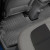 Килими салону Chevrolet Bolt 2017- з бортиком, чорний, задні - Weathertech - фото 2