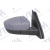 Дзеркало бокове SKODA RAPID / SEAT TOLEDO 07.12- в зборі, праве, електр., Опукле + обігрів під покра - AVTM - фото 2