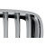 Решітка радіатора BMW X5 (E70) / X6 (Е71) 2007-2013 ліва хром, ребра титан - AVTM - фото 4