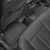 Килими салону BMW 5 2017- G30 з бортиком, чорні, задні - Weathertech - фото 2
