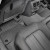 Килими салону Audi Q5 2017- з бортиком чорні, задні - Weathertech - фото 2