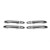 Накладки на ручки Mercedes Vito / V W447 2014↗ мм. (4 шт., нерж.) З чіпом, Carmos - Турецька сталь - фото 8