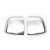 Накладки на дзеркала Fiat Doblo III nuovo 2010↗ та 2015↗ мм. (2 шт, нерж) Carmos - Турецька сталь - фото 3