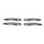 Накладки на ручки Peugeot 301 (4 шт, нерж) Carmos - Турецька сталь - фото 2