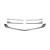 Накладки на ґрати Mercedes Citan 2013↗ мм. (5 шт, нерж) Carmos - Турецька сталь - фото 2