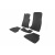Килимки EVA BMW 5 серія E-60/61 2003-2010р. (чорні) - фото 2