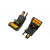 Поперечины на интегрированные рейлинги с ключом Ecem V2 Ford Kuga/Escape 2019- гг. (2 шт) до 110 см, Серый — Ford Kuga 2020- - фото 9