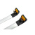 Поперечины на интегрированные рейлинги с ключом Ecem V2 Fiat 500X 2014-2024 гг. (2 шт) до 110 см, Черный — Fiat Ducato с 2017 - фото 8