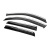 Дефлектори на вікна Mitsubishi Outlander XL, Citroen C-Crosser, Peugeot 4007 2008-2012 - Xukey - фото 2