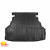 Килим в багажник для Тойота Camry з 2006 (Австралія 2.4L) - гумовий Avto-Gumm - фото 2