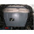 Захист Hyundai Santa Fe 2001-2006 V- все двигун, КПП, радіатор - Преміум ZiPoFlex - Kolchuga - фото 7