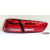 Mitsubishi Lancer X оптика задня червона A6 стиль - 2007-2017 - фото 3