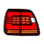 Toyota Land Cruiser LC100 1998+ оптика светодиодная задняя черная LED стиль ZW — Тойота Land Cruiser 100 2001-2007 - фото 2