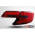 Для Тойота Сamry V50 USA оптика задня LED червона димчата JunYan - фото 3