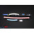 Fiat Linea Facelift Накладки на задній бампер (нерж.) 3 шт. - фото 2