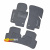 Килимки текстильні Volkswagen PASSAT B7 2010-2014 сірі в салон - фото 5