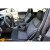 Авточохли для HONDA CIVIC NEW (2012 -....) - кожзам + алькантара - Leather Style MW Brothers - фото 2
