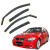 Дефлектори вікон (вітровики) для BMW 3 Series E90 2005-2011 вставні (HAWK) - фото 2