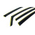 Дефлектори вікон Seat Leon 2 5d 2006-2012 вставні (HAWK) — Seat Leon 2005-2013 - фото 3