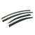Дефлектори вікон Mitsubishi Lancer 2003- Silver Ss (HAWK) — Mitsubishi Lancer 9 2001-2007 - фото 2