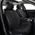 Преміум накидки для передніх сидінь CarLife Racer, black 2шт - фото 3