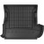 Гумовий килимок у багажник Frogum Pro-Line для Mitsubishi Outlander (mkII) 2007-2012 (складений 3 ряд) (багажник) - фото 2
