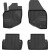 Гумові килимки Frogum №77 для Volvo S60 (mkI) 2000-2009 / S80 (mkI) 1998-2006 / V70 / XC70 (mkII) 2000-2007 - фото 2