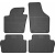 Гумові килимки Frogum El Toro для Volkswagen Sharan (mkII) 2010-2022; Seat Alhambra (mkII) 2010-2020 (1-2 ряд) - фото 2