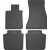 Гумові килимки Frogum El Toro для BMW 7-series (G12)(long) 2015-2022 (без консолі) - фото 2