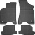 Гумові килимки Frogum El Toro для Volkswagen Lupo (mkI) 1998-2005; Seat Arosa (mkI) 1997-2004 - фото 2