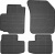 Гумові килимки для Suzuki Splash (mkI); Opel Agila (mkII) 2008-2014 - Frogum - фото 2