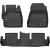 Гумові килимки для Toyota iQ (mkI); Scion iQ (mkI) 2008-2015 - Frogum Proline 3D - фото 2