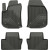 Гумові килимки для Opel Zafira (mkII)(B)(1-2 ряд) 2005-2014 - Frogum №77 - фото 2