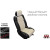 Чохли на сидіння VW Polo хетчбек диван суцільний до 2010 - X-Line - кожзам - подвійна декоративна строчка - Автоманія - фото 5