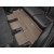 Килимки в салон для Тойота Highlander 2014 -... Бежеві комплект +3 ряд 456321-2-3 WeatherTech - фото 4