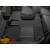 Килимки салону Тойота Sienna 2011-, Чорні для 7 місцевої моделі - гумові WeatherTech - фото 2