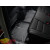 Килимки салону WeatherTech Jeep Grand Cherokee 2011-, Чорні з одним фіксатором пасажирського килимка - гумові - фото 2