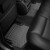 Килими салону BMW 5 2014- F10 з бортиком, задні, чорні - Weathertech - фото 2