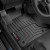 Килими салону BMW 5 2010- F10 X drive з бортиком, передні, чорні - Weathertech - фото 2