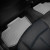 Килими салону Nissan Leaf 2013-15 з бортиком, задні, сірі - Weathertech - фото 2