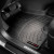 Килими салону для Тойота HIGHLANDER 2006-2007 / 3D Ківш ЧОРНІ 1Й РЯД - WeatherTech - фото 14