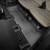 Килими салону Hyundai Santa Fe 2012-2017 з бортиком, чорні, 3 рядGRAND - Weathertech - фото 2