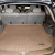 Килимок багажника WeatherTech Acura MDX 2006-2013, Бежевий до другого ряду - гумові - фото 2